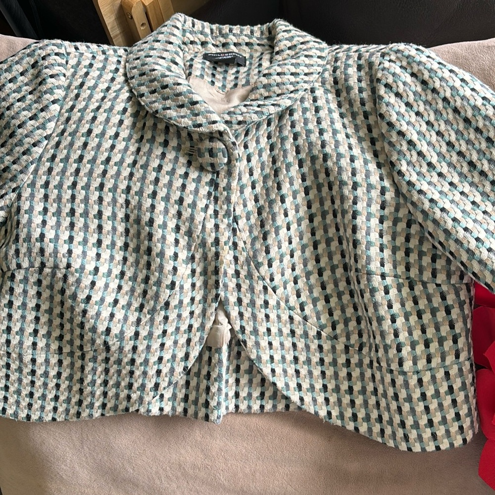 Vintage swing crop coat size 4